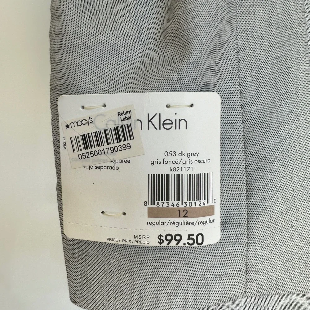 Calvin Klein Child‎ Boy Flex Armhole Suit Separate Blazer Size 12 Regular NWT
